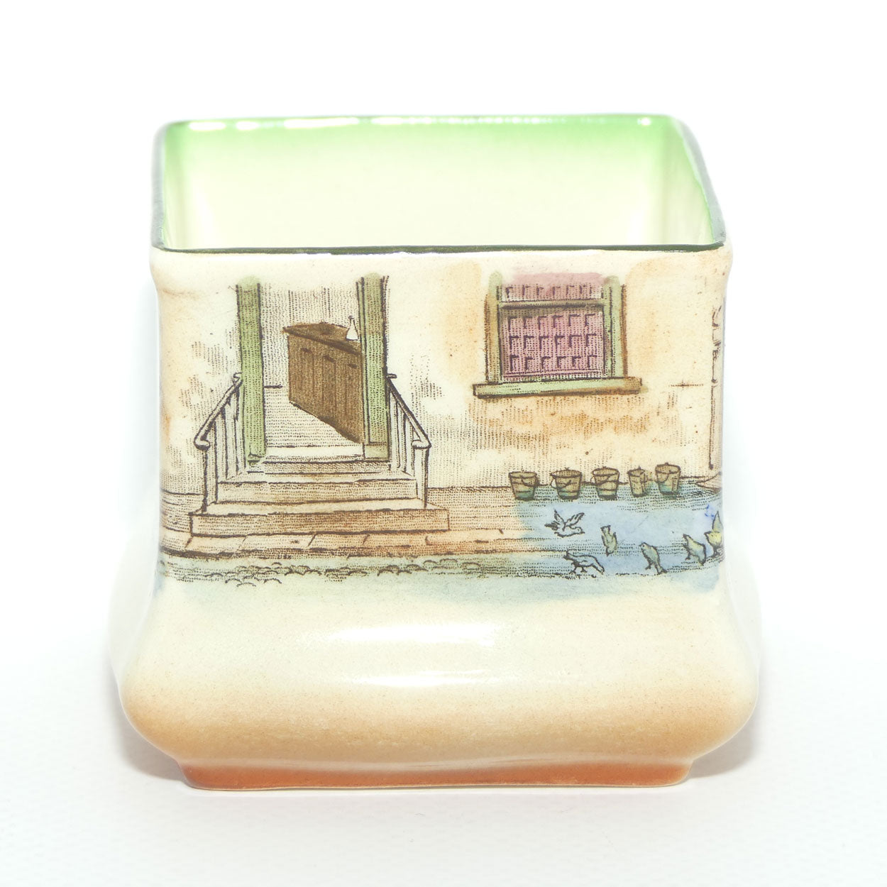 Royal Doulton Dickens Sam Weller small square vase D2973
