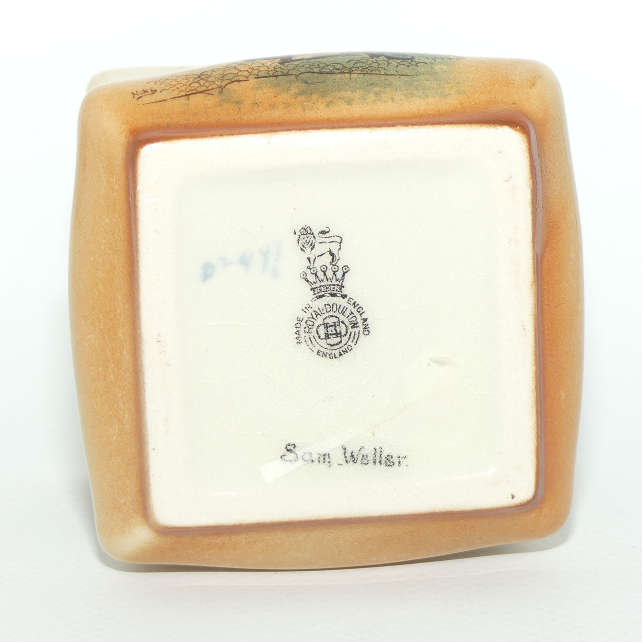 Royal Doulton Dickens Sam Weller small square vase D2973