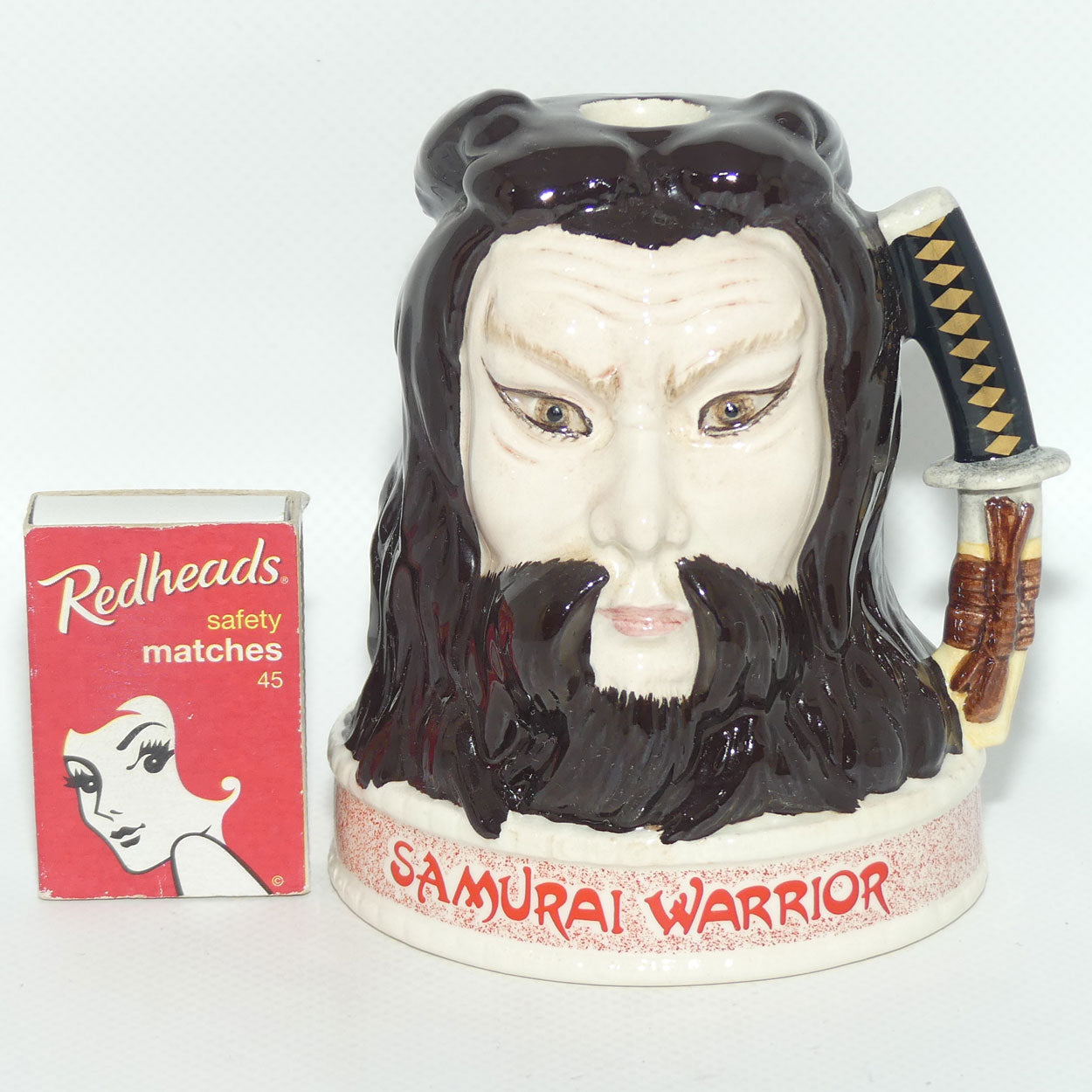 D- Royal Doulton small character jug Samurai Warrior | #1