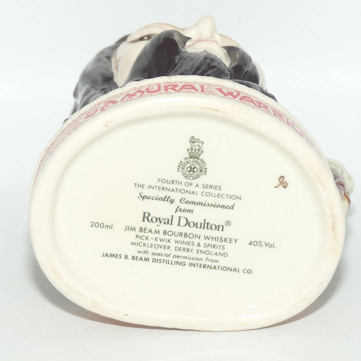 D- Royal Doulton small character jug Samurai Warrior | #1