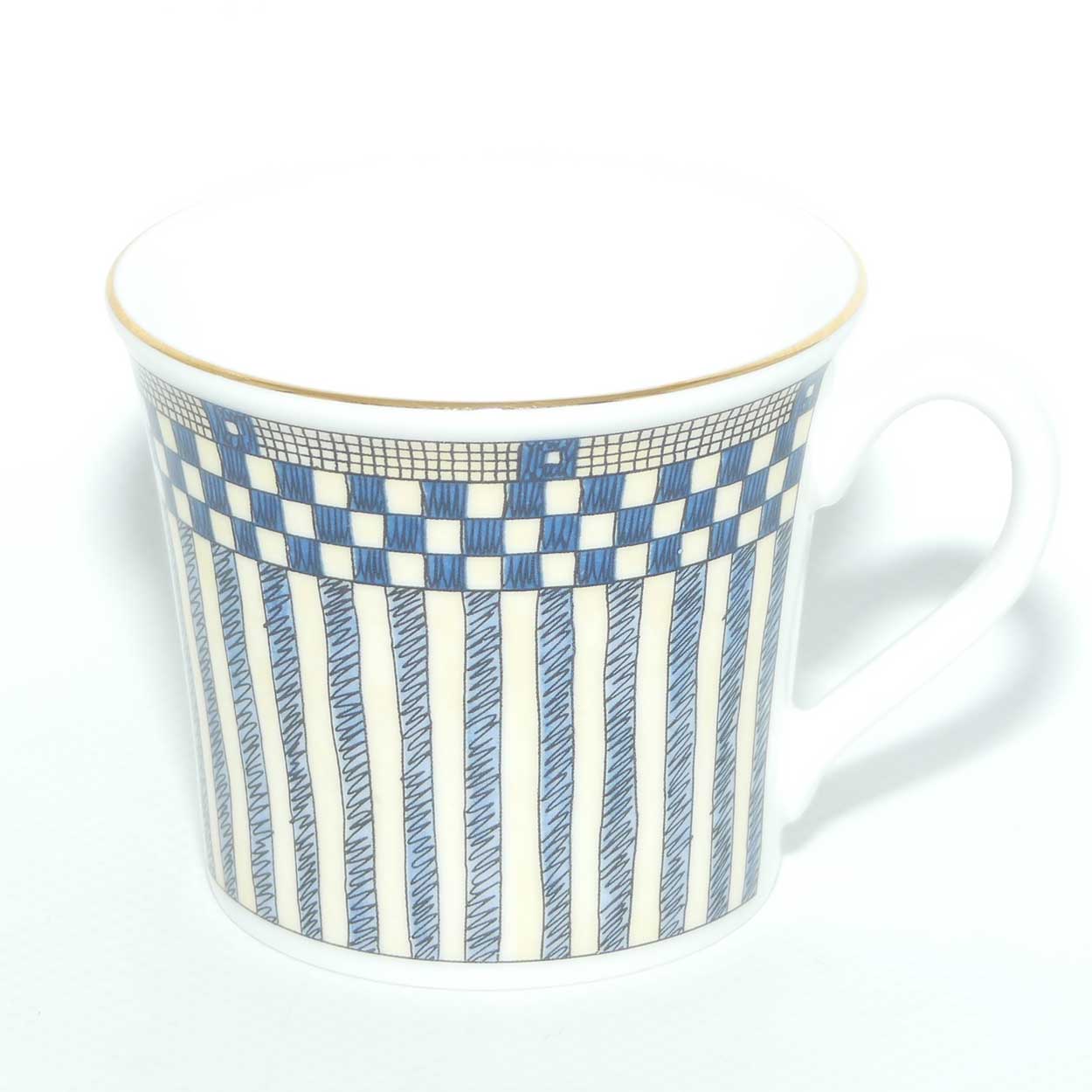 Wedgwood Bone China Samurai pattern | demi tasse cup and saucer | Espresso