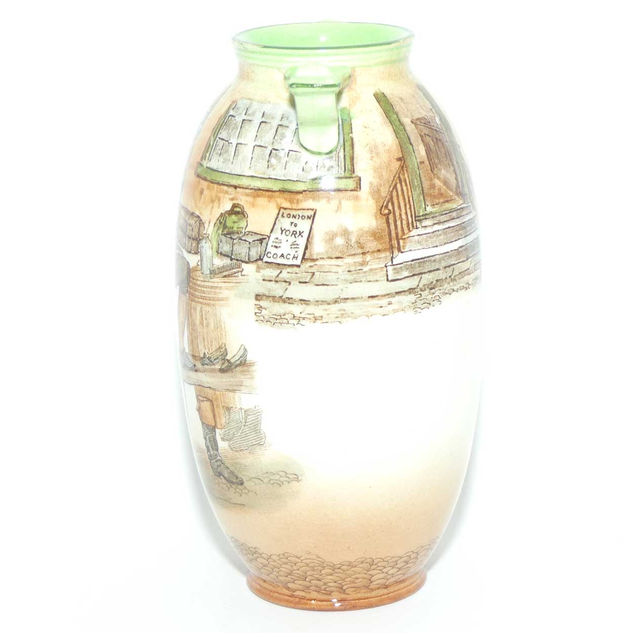 Royal Doulton Dickens Sam Weller twin handle vase D2973