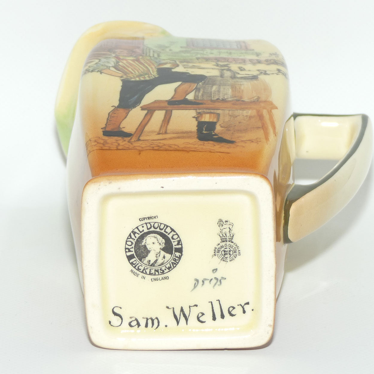Royal Doulton Dickens Sam Weller large Friar shape jug D5175