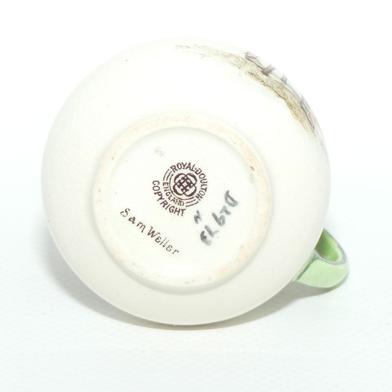 Royal Doulton Dickens Sam Weller miniature jug D2973