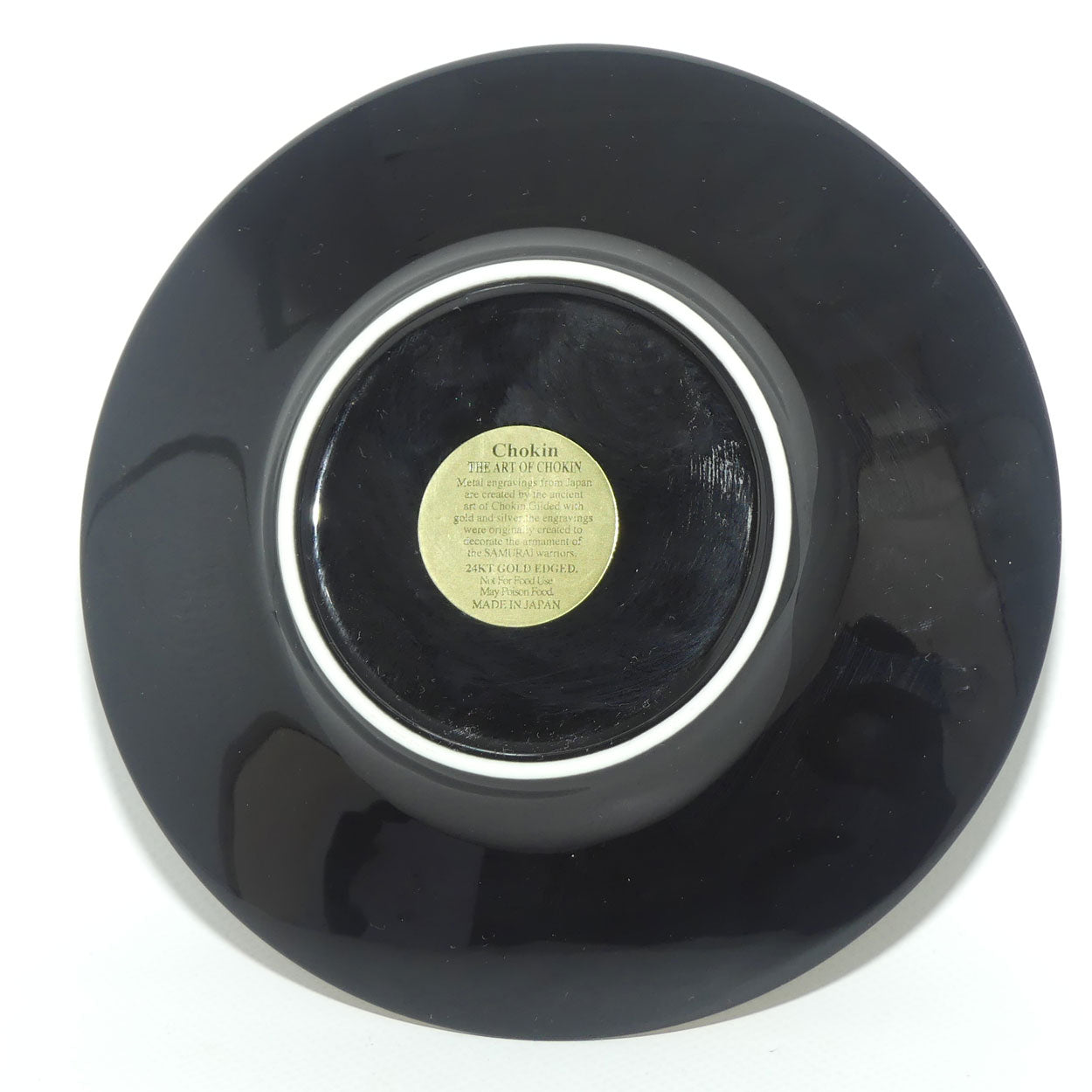 Chokin | The Art of Chokin | San Francisco plate | Black | Boxed