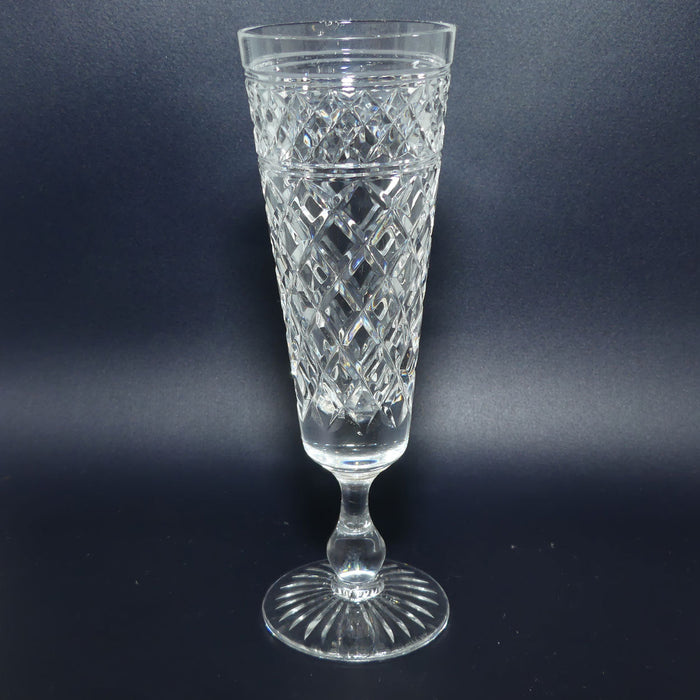 Stuart Crystal | Sandringham pattern | Round stem | pair of flutes