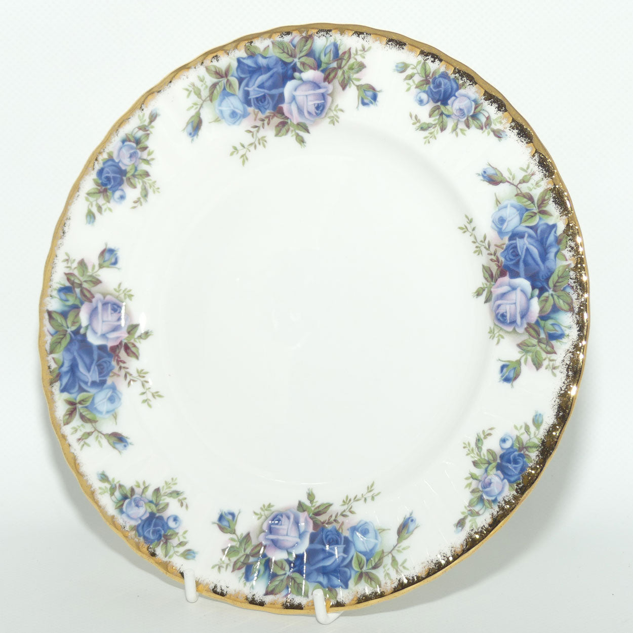 Royal Albert Bone China England Moonlight Rose Salad Plates 21cm | Set of 4 | UK made