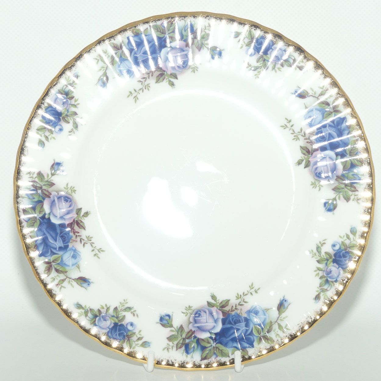 Royal Albert Bone China England Moonlight Rose Salad Plates 21cm | Set of 4 | UK made