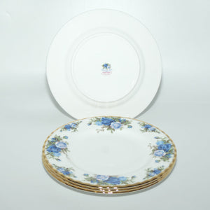 Royal Albert Bone China Moonlight Rose set of 4 salad plates | 20cm