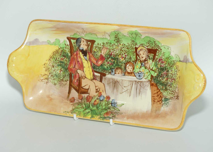 Royal Doulton A Hundred Years Ago pattern sandwich tray D5499