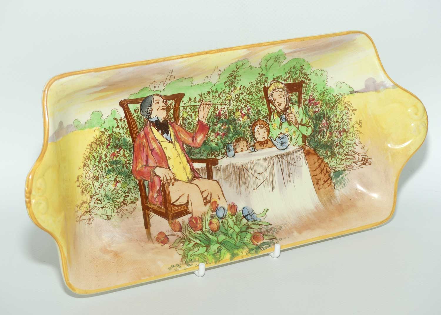 Royal Doulton A Hundred Years Ago pattern sandwich tray D5499