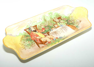 Royal Doulton A Hundred Years Ago pattern sandwich tray D5499