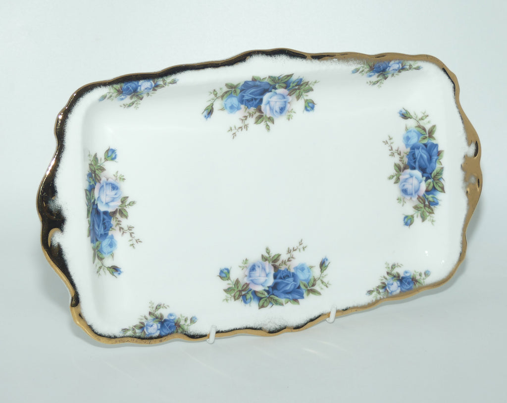 Royal Albert Bone China Moonlight Rose rectangular sandwich tray | 29.5cm | boxed