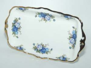 Royal Albert Bone China Moonlight Rose rectangular sandwich tray | 29.5cm | boxed