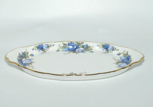 Royal Albert Bone China England Moonlight Rose oval tray | UK made