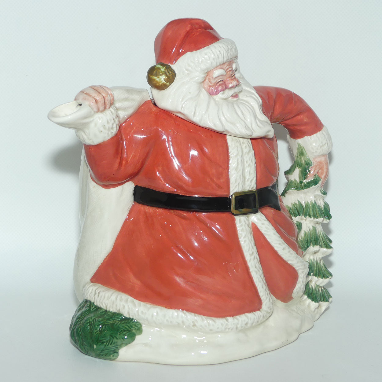 Fitz and Floyd OCI Omnibus Santa | Father Christmas character teapot