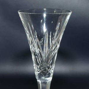 Waterford Crystal | Pair of Sapphire Mist flutes | one signed Jim O'Leary 40/500