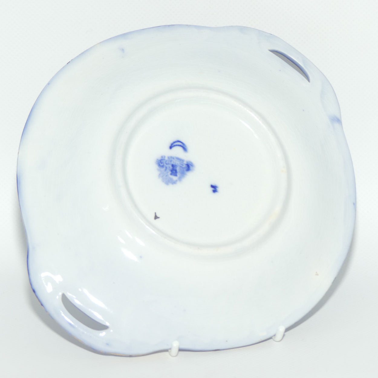 Doulton Watteau pattern Blue and White Sauce Tureen and Underplate