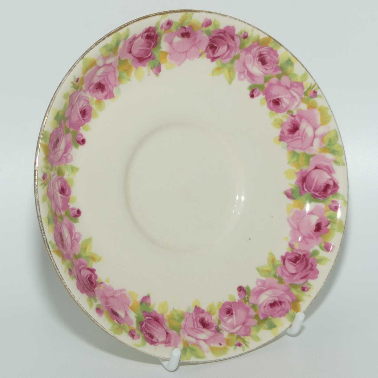 Royal Doulton Raby Rose tea saucer D5533
