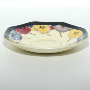 Royal Doulton Pansy with Black Border D4049 | tea saucer | 14cm