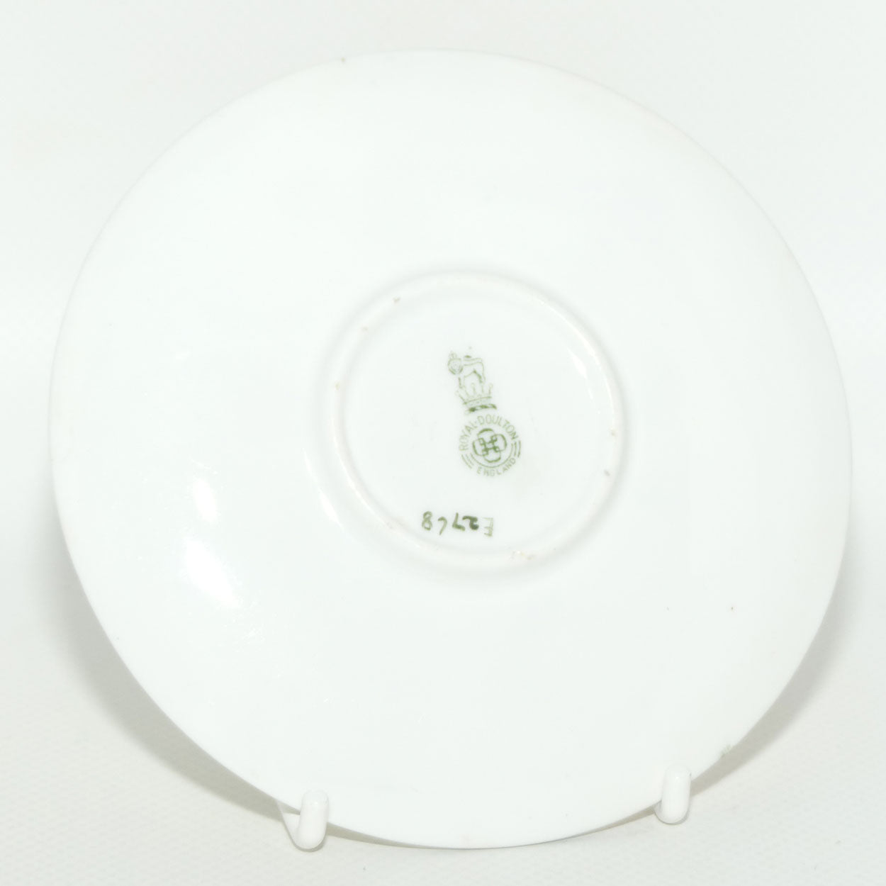 Royal Doulton Coaching Days saucer | Unrecorded Scene | Driver and Lady E2768 | rare Blue Sky variation | #2