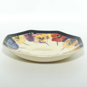 Royal Doulton Pansy with Black Border D4049 | tea saucer | 14cm | #4