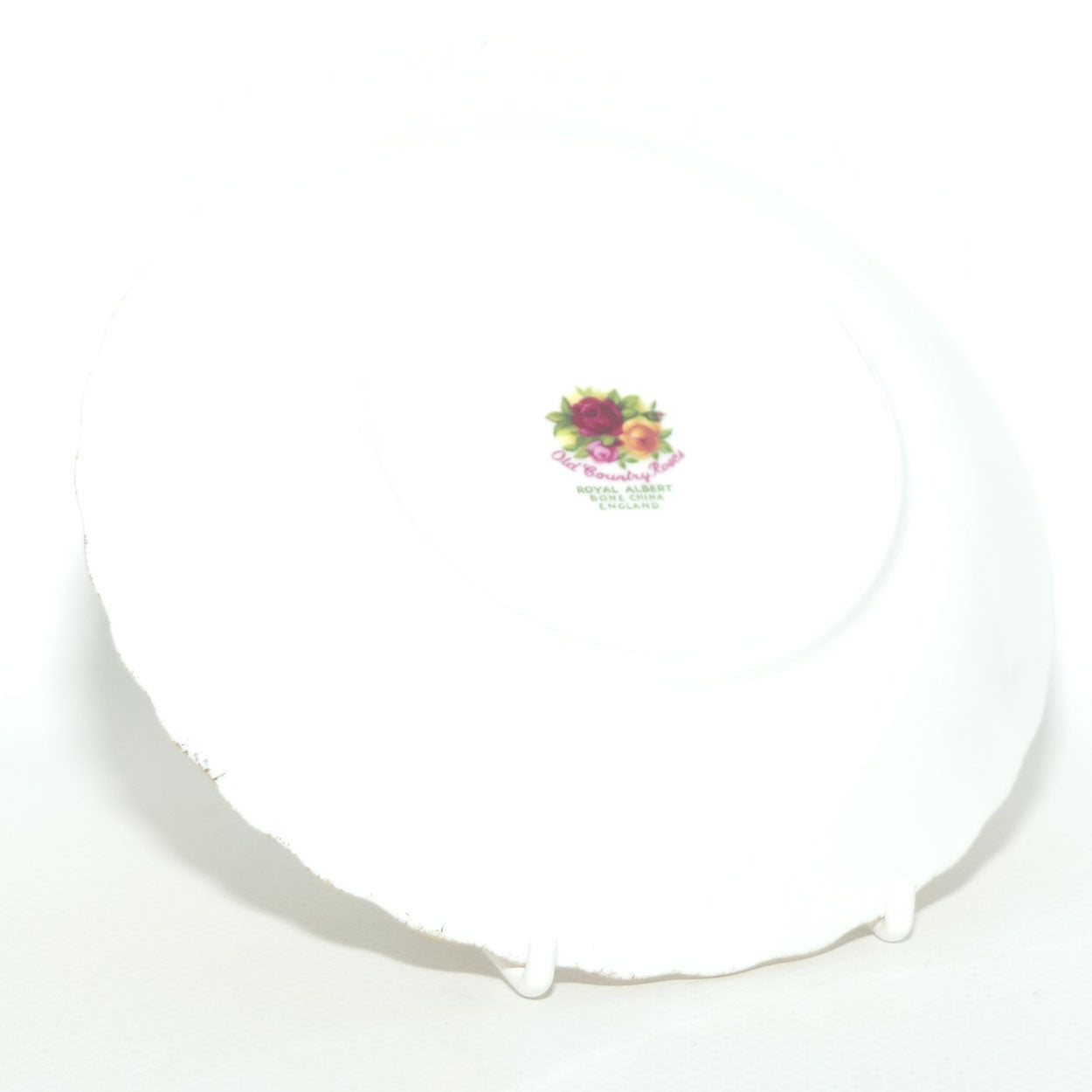 Royal Albert Bone China England Old Country Roses tea saucer | early backstamp