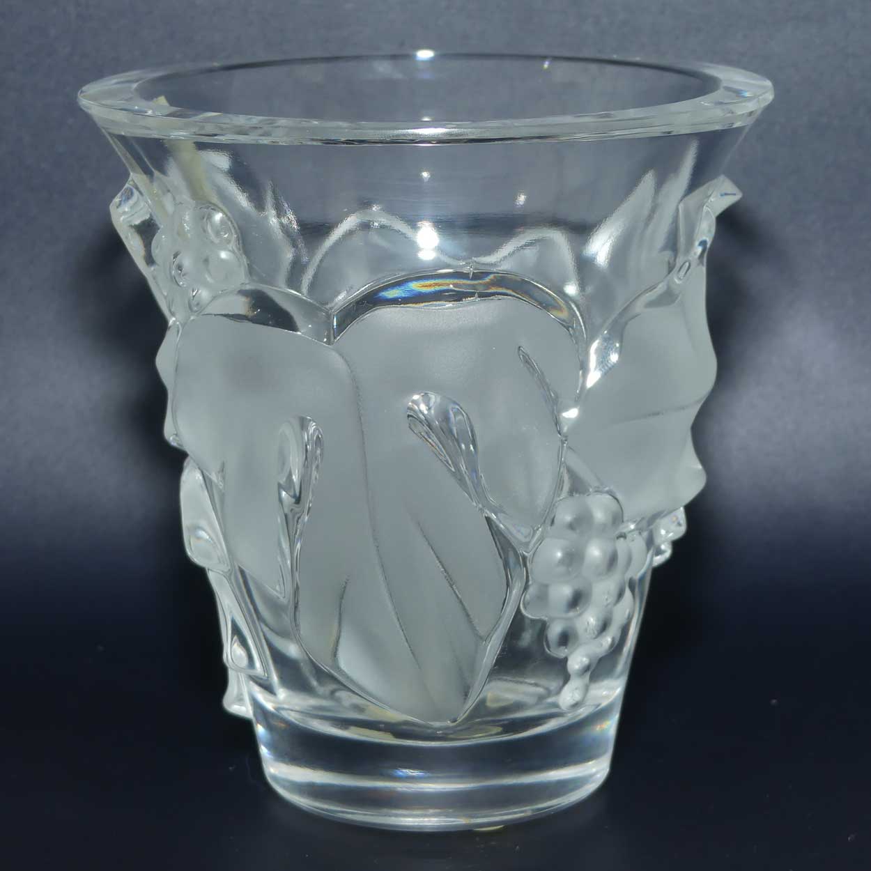Lalique France Saumur vase | Model 12300 |  original label intact