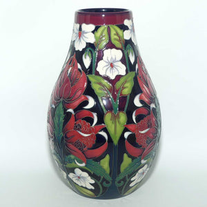 Moorcroft Scarlett Waratah 117/9 vase | TRIAL 24.8.2012 | boxed