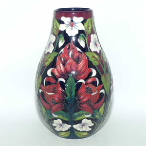 Moorcroft Scarlett Waratah 117/9 vase | TRIAL 24.8.2012 | boxed