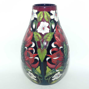 Moorcroft Scarlett Waratah 117/9 vase | TRIAL 24.8.2012 | boxed