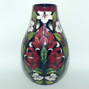 Moorcroft Scarlett Waratah 117/9 vase | TRIAL 24.8.2012 | boxed