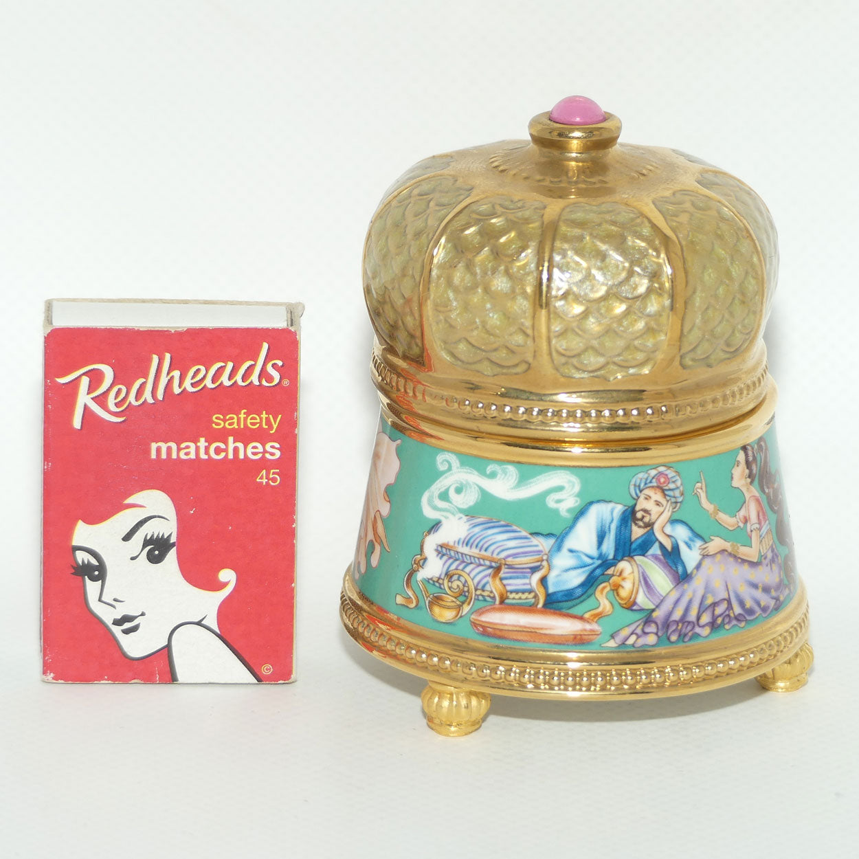 Franklin Mint | House of Faberge musical trinket box | Scheherezade