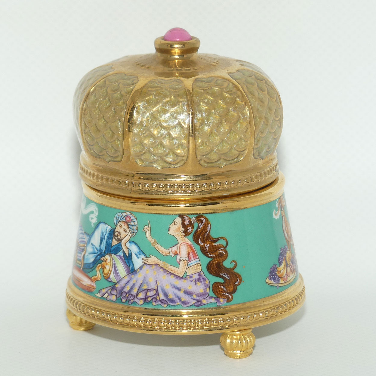 Franklin Mint | House of Faberge musical trinket box | Scheherezade