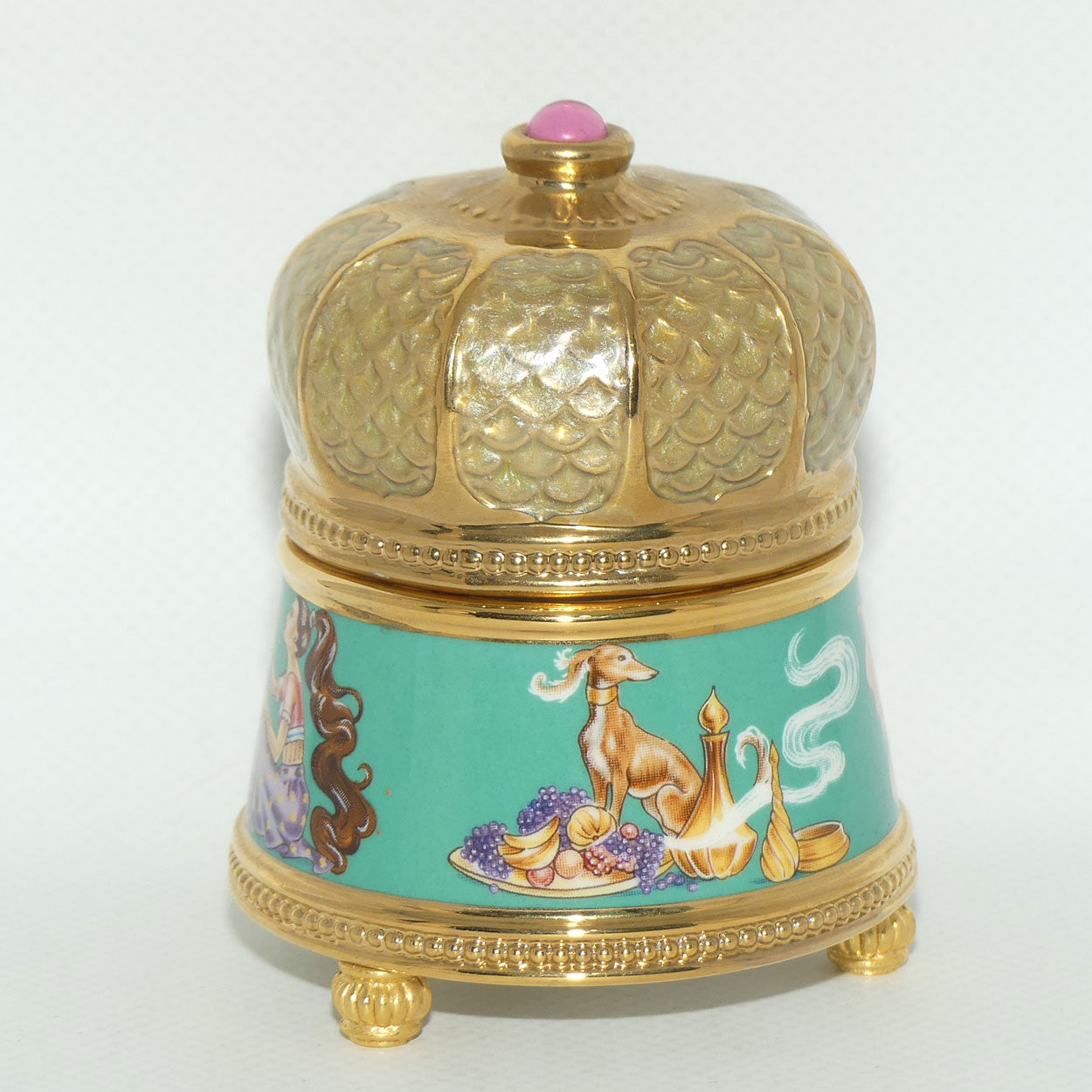 Franklin Mint | House of Faberge musical trinket box | Scheherezade