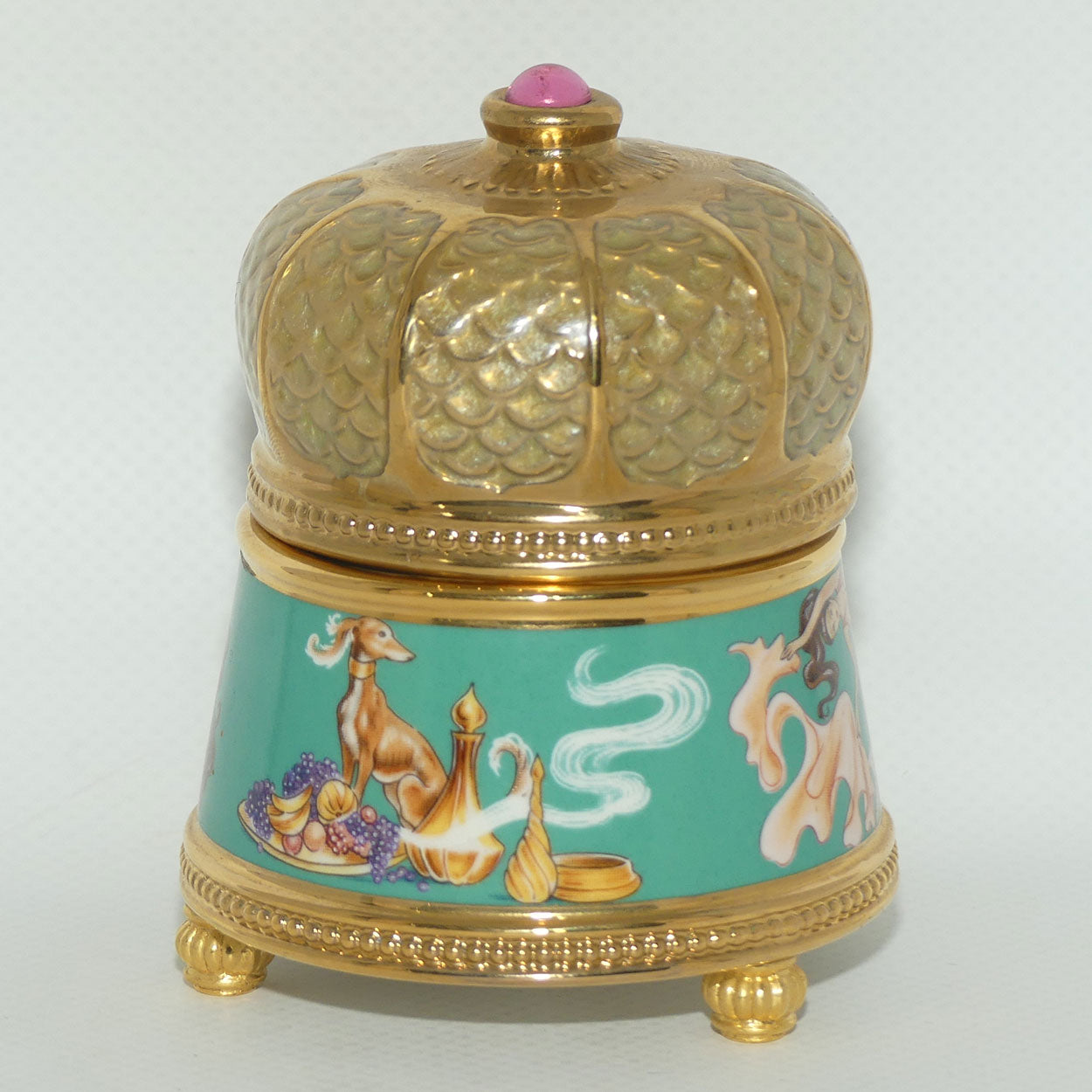 Franklin Mint | House of Faberge musical trinket box | Scheherezade
