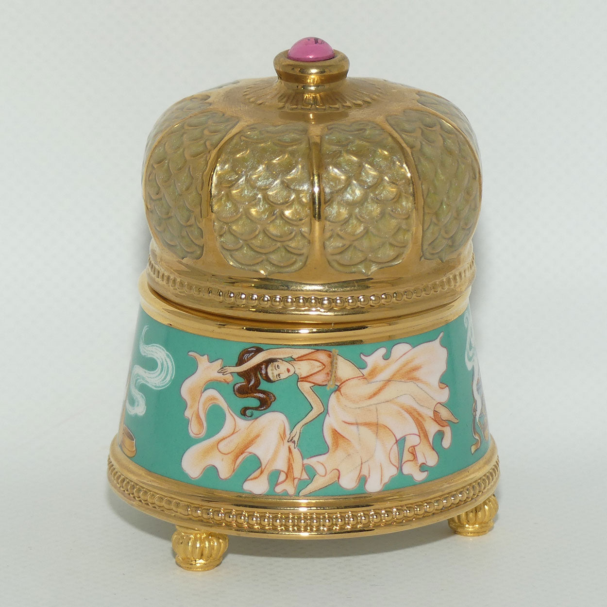 Franklin Mint | House of Faberge musical trinket box | Scheherezade