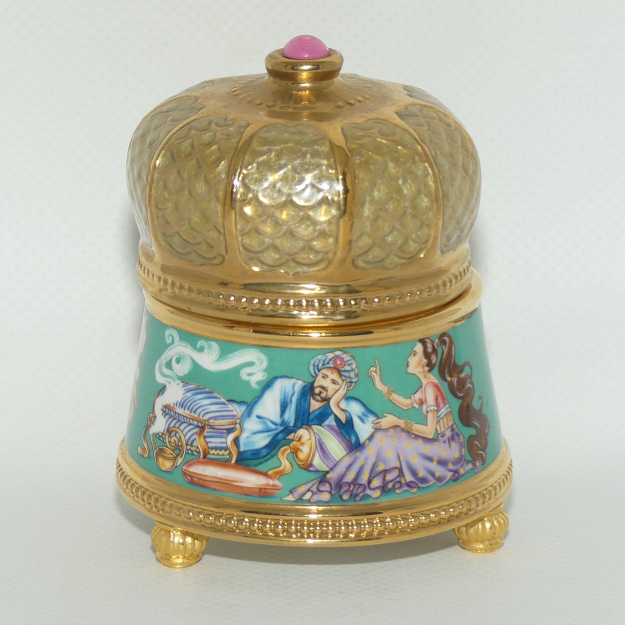 Franklin Mint | House of Faberge musical trinket box | Scheherezade