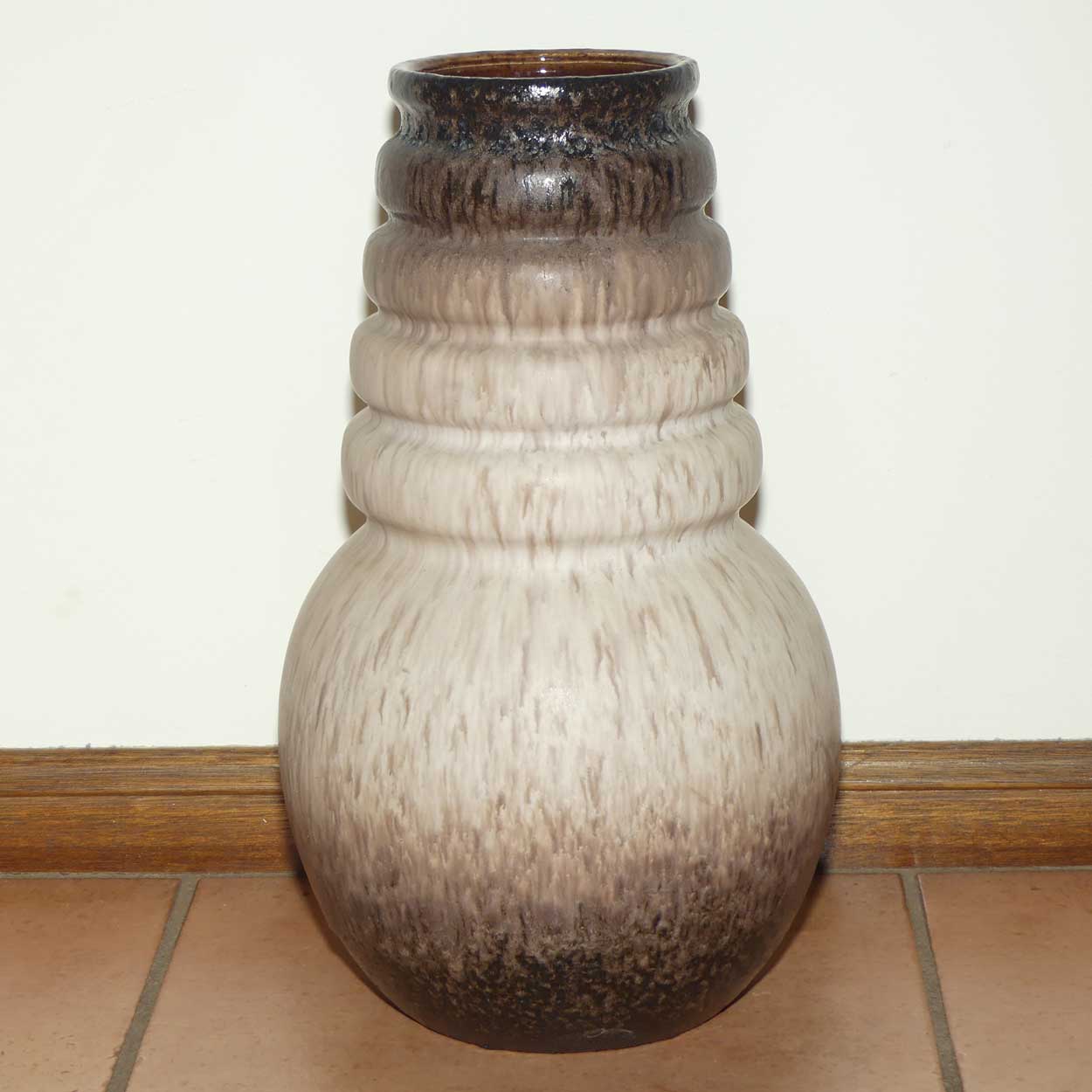 Vintage West German Scheurich Fat Lava vase | Tiramisu colour tones | Shape 269 - 40