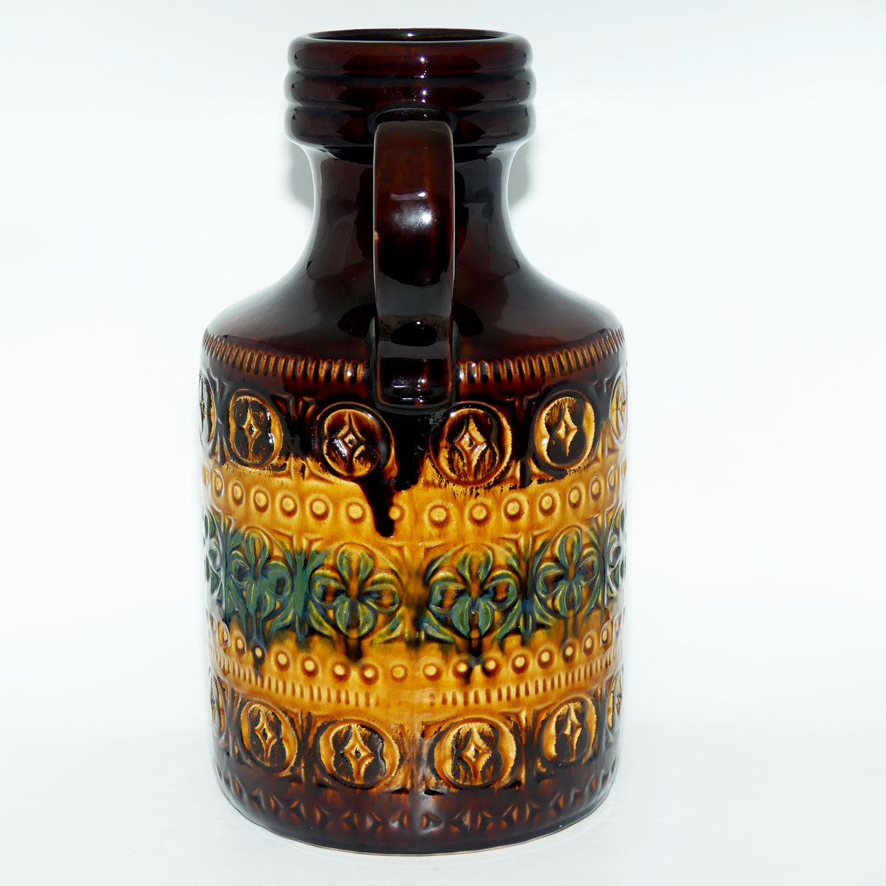 Vintage West German Scheurich Fat Lava patterned and embossed very large jug | Shape 489 - 39