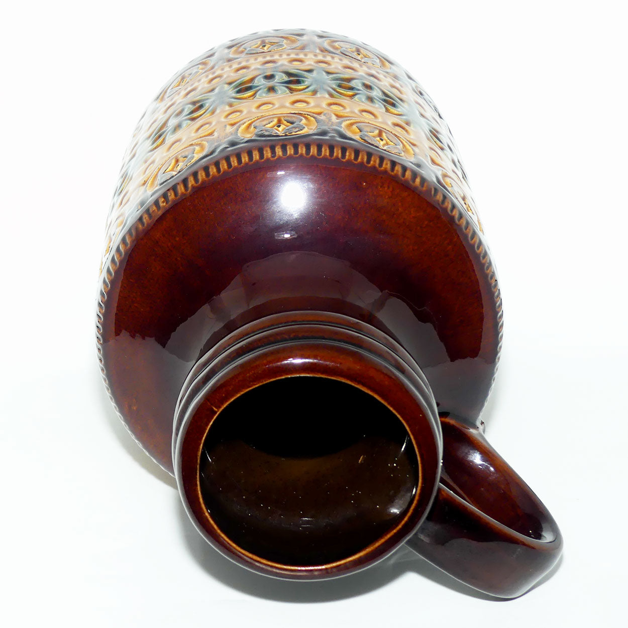 Vintage West German Scheurich Fat Lava patterned and embossed very large jug | Shape 489 - 39