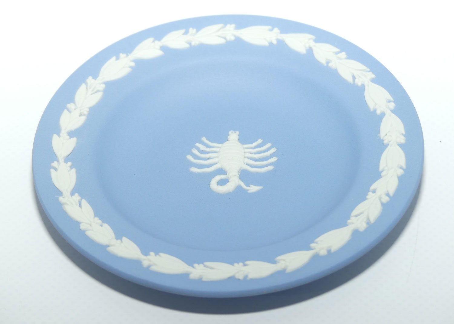 Wedgwood Jasper | White on Pale Blue | Scorpio | October 23 to November 21