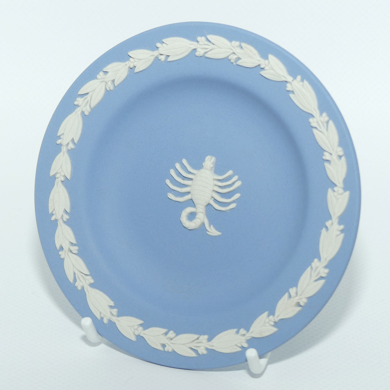 Wedgwood Jasper | White on Pale Blue | Scorpio | October 23 to November 21
