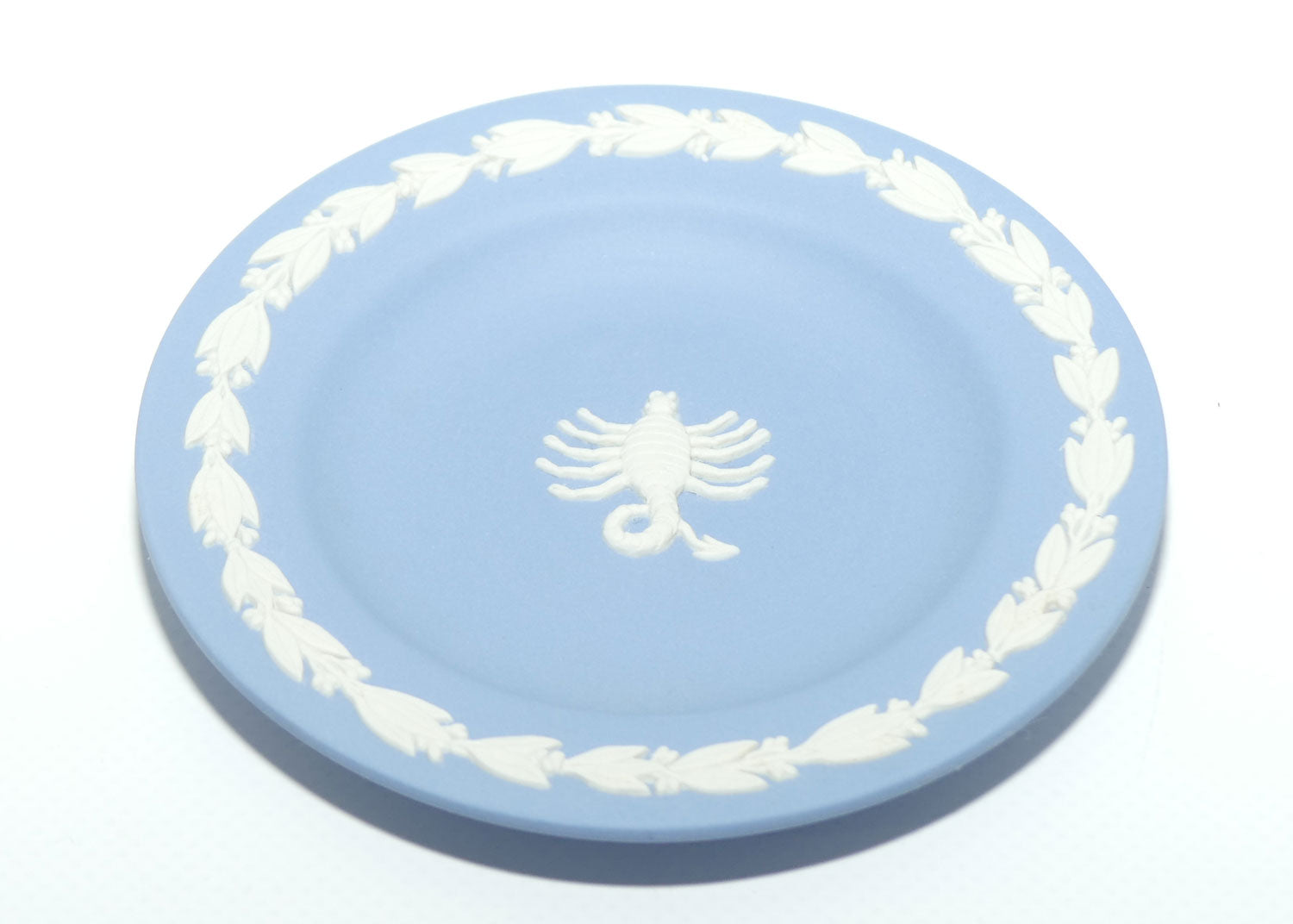 Wedgwood Jasper | White on Pale Blue | Scorpio | October 23 to November 21