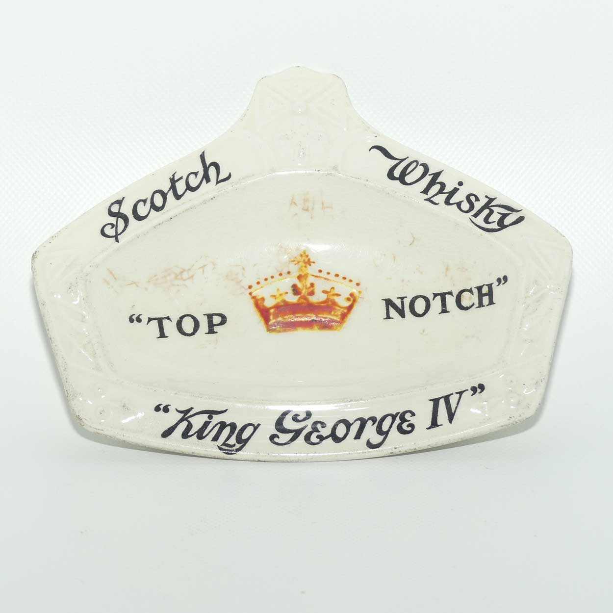 King George IV Top Notch Scotch Whisky ashtray