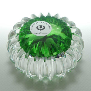 John Deacons Scotland the Brave medium paperweight | Ribbed | Green