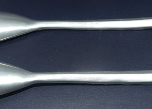 Seagull Pewter Leaf pattern salad servers