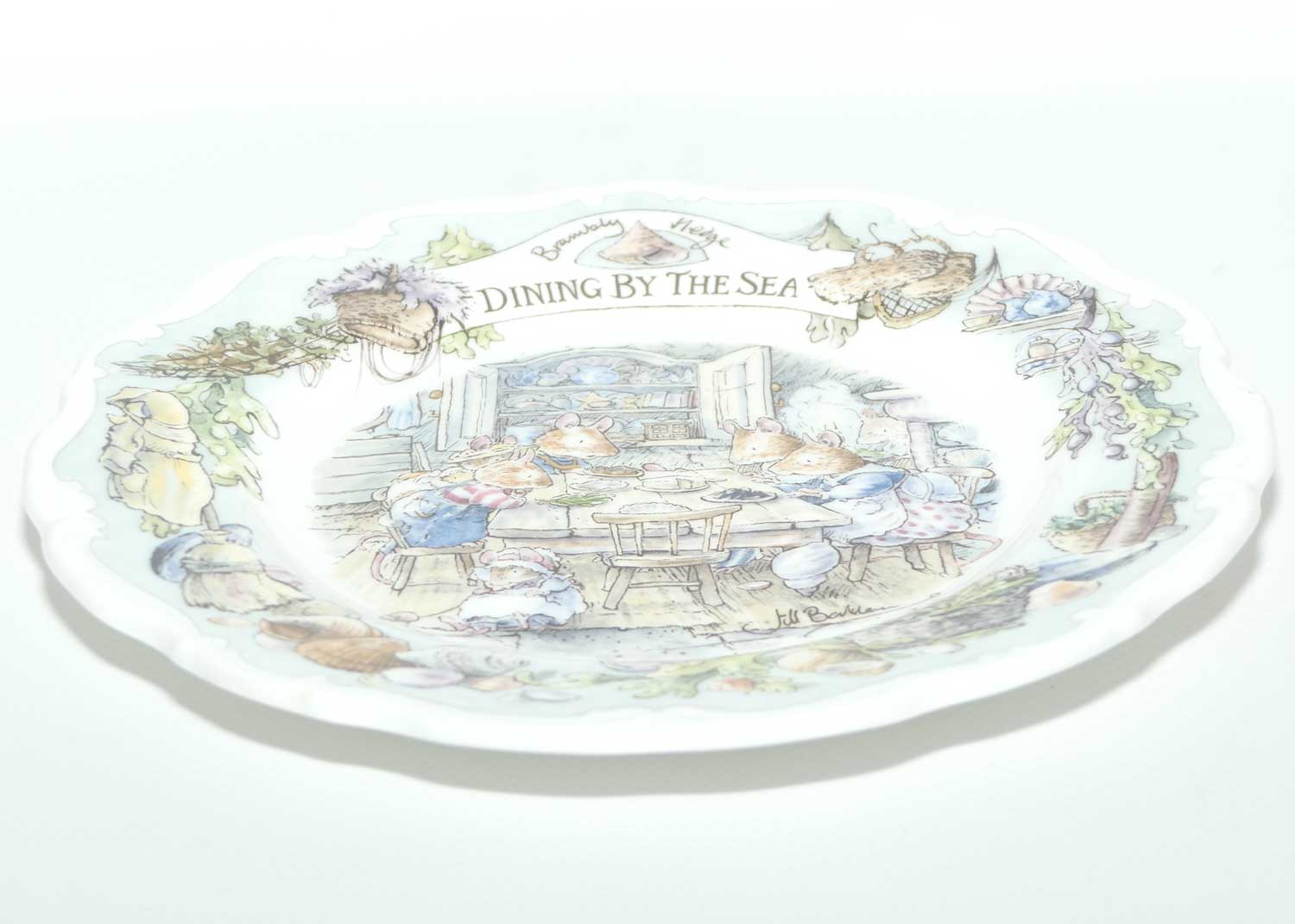 訳あり ブランブリーヘッジシーストーリー③ DINNING BY THE SEA Royal Doulton Brambly Hedge Giftware | Sea Story Collection | Dining b