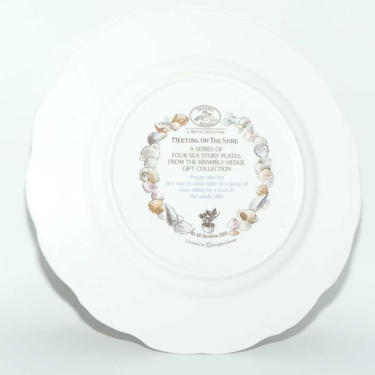 Royal Doulton Brambly Hedge Giftware | Sea Story Collection | Meeting on the Sand | 20cm | boxed