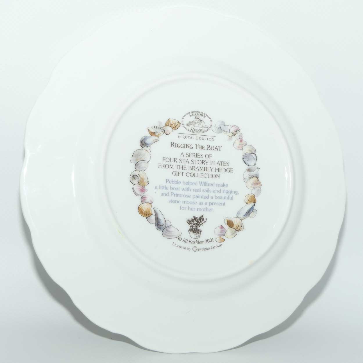 Royal Doulton Brambly Hedge Giftware | Sea Story Collection | Rigging the Boat | 20cm | boxed